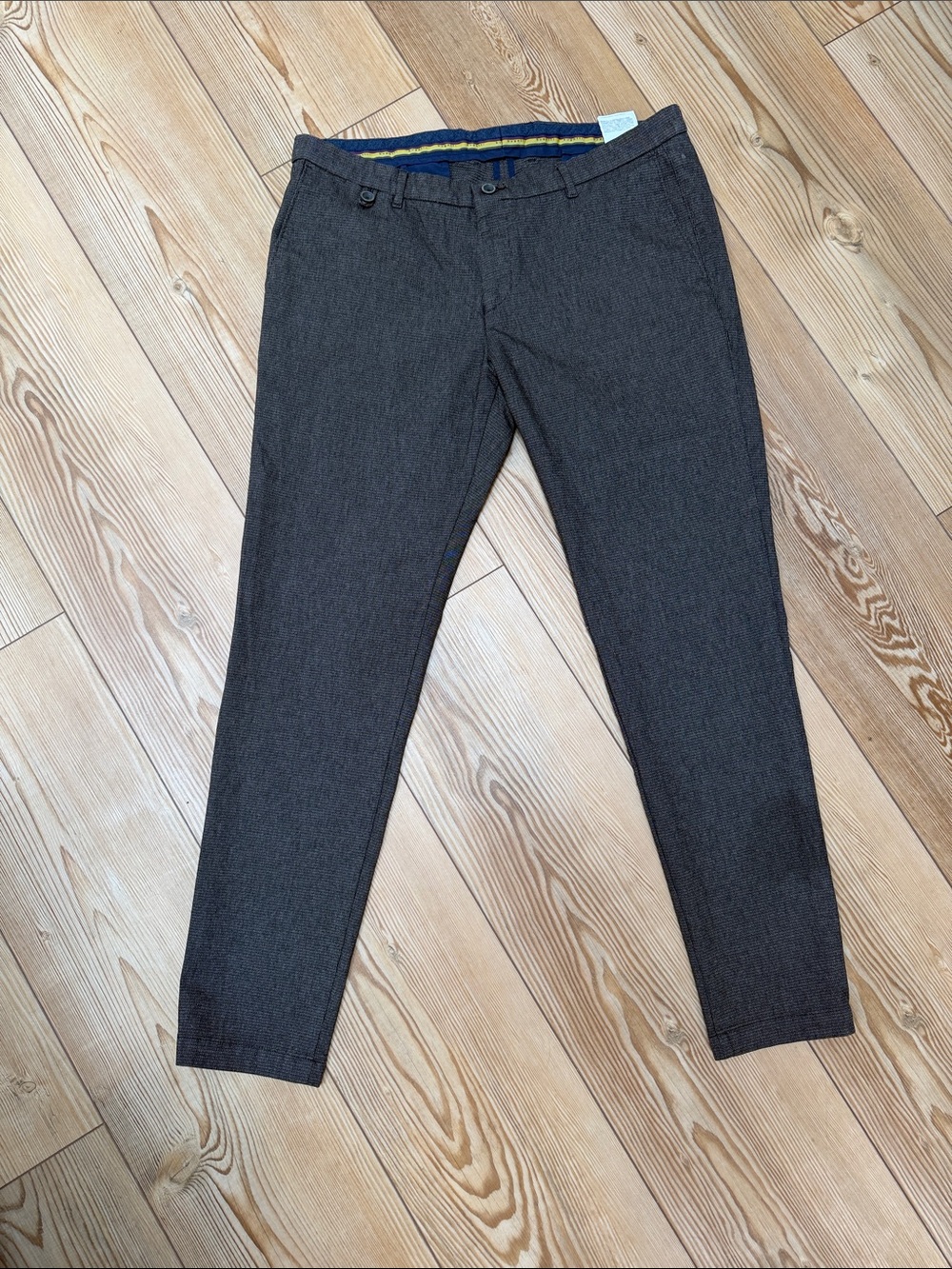 Bugatti Dark Gray Men’s Dress Pants